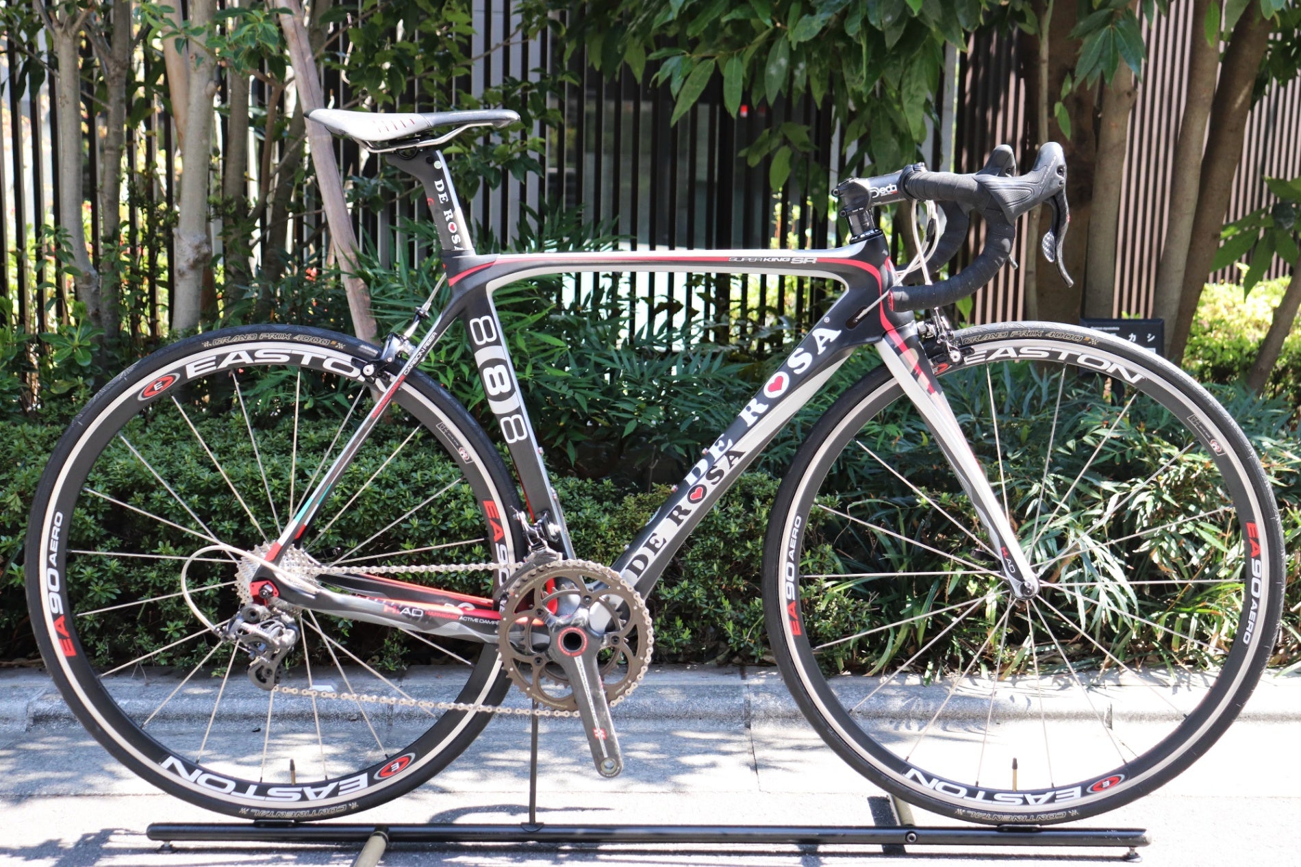 極美車　DE ROSA SK コンポスーパーレコード　画像の装備のまま売ります デローザ DE ROSA スーパーキング SUPERKING SR 2014モデル 50サイズ