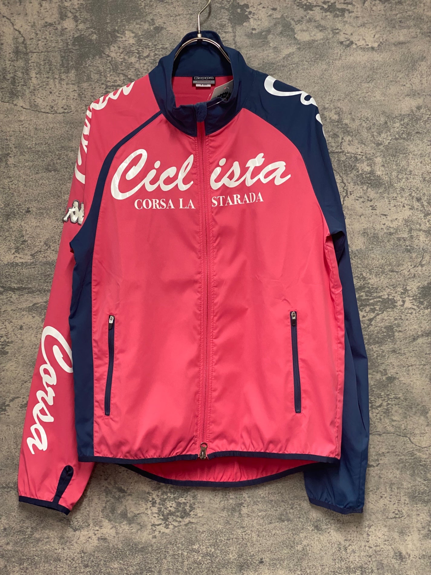 JX559 Kappa 長袖 ウインドブレイカー ピンク M – BICI AMORE ONLINE STORE