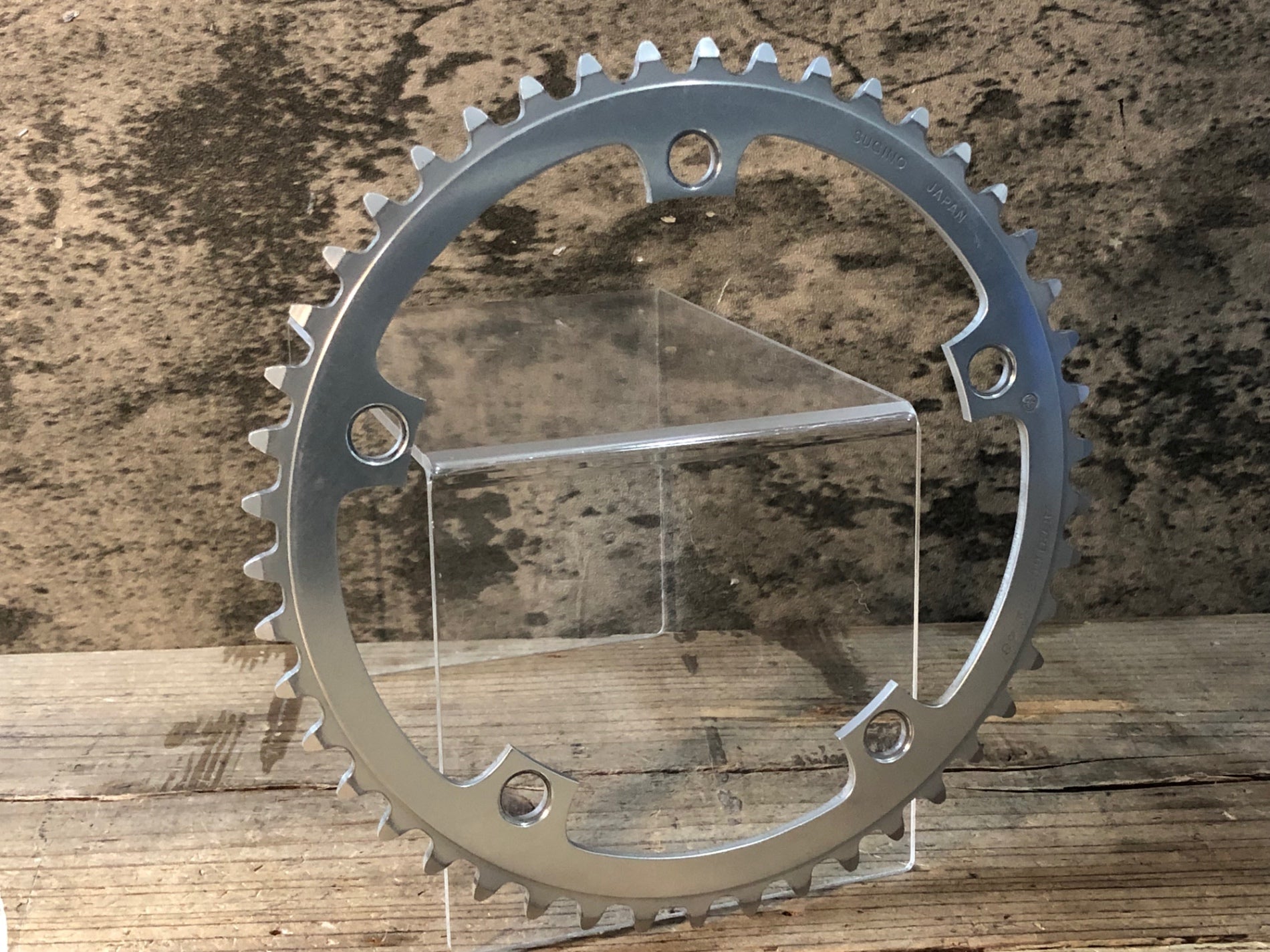 NJS アルミ ステム シルバー チェーンリング、スギノJAPAN、4９枚歯 JY174 スギノ SUGINO AERO MIGHTY チェーンリング 厚歯 46T njs – BICI
