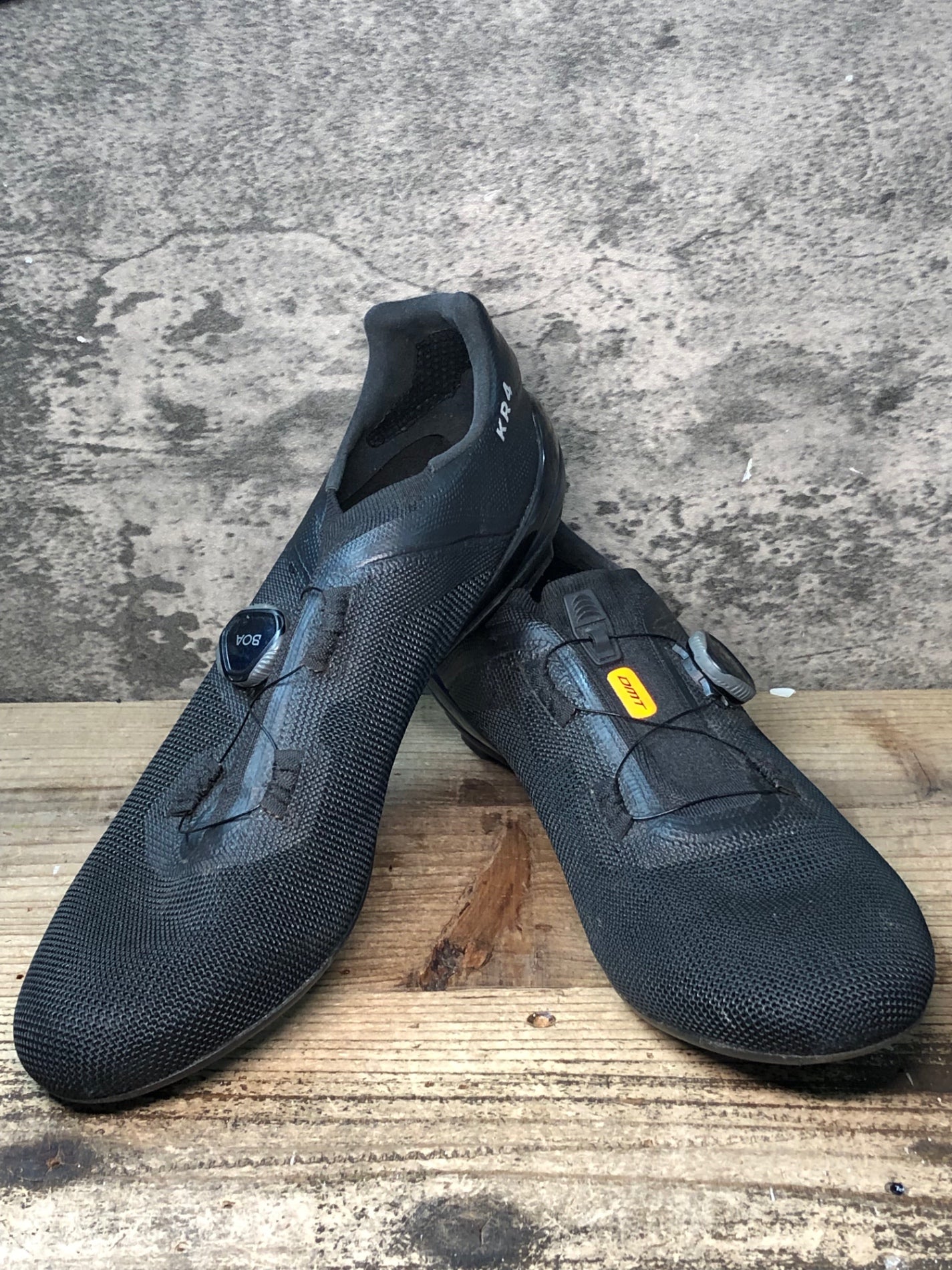 JQ104 DMT KR4 ビンディングシューズ 黒オレンジ EU44サイズ SPD-SL