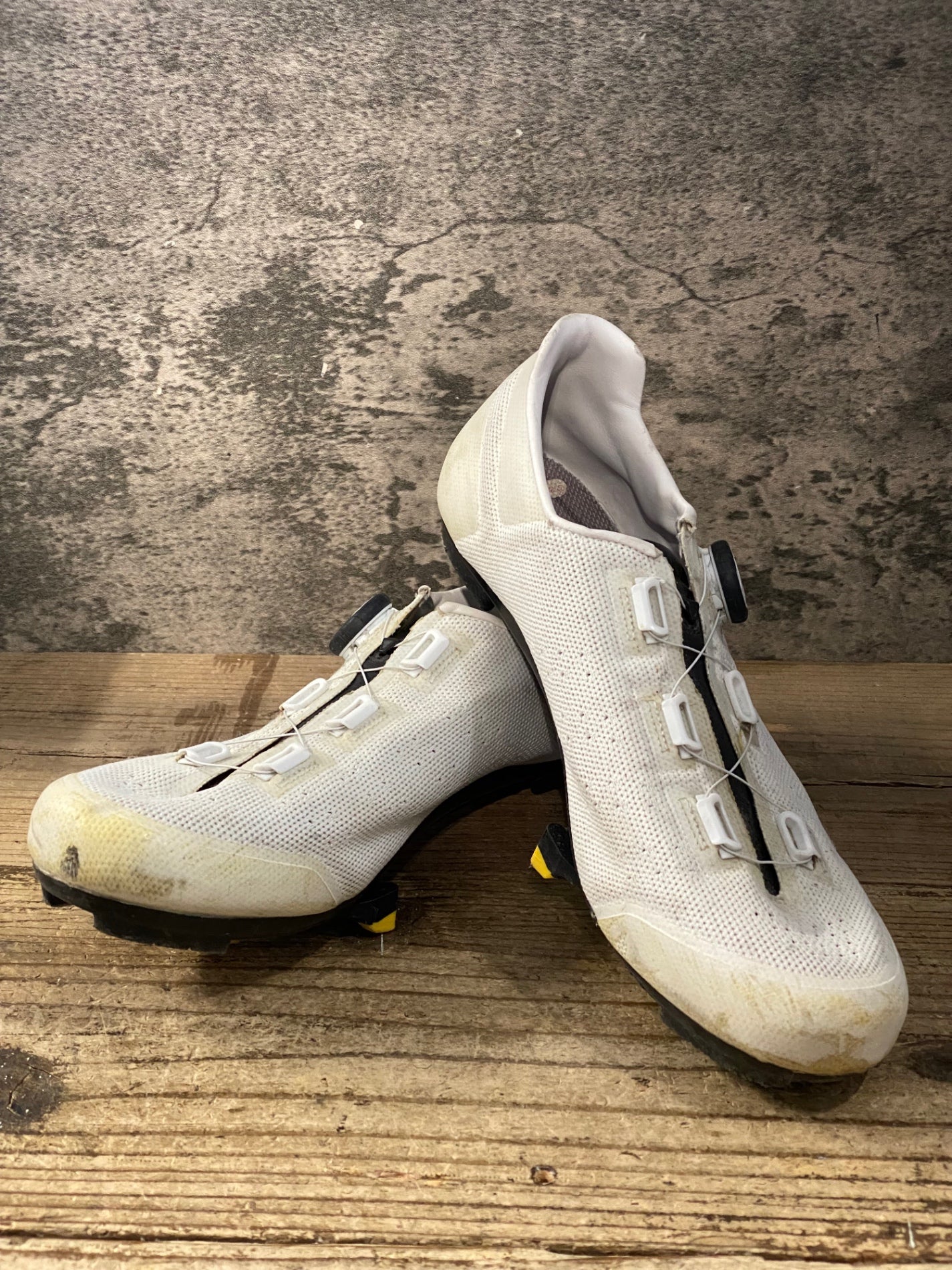 KE198 FLR F-11 ビンディングシューズ 白 EU 44 SPD-SL 汚れ – BICI