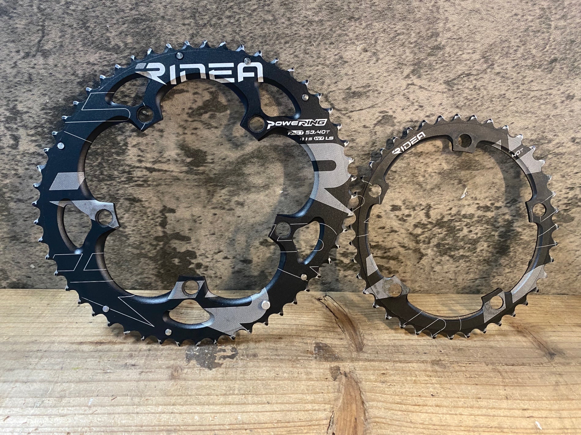 JN510 ライデア RIDEA POWERING 楕円 チェーンリング 53/40T PCD130