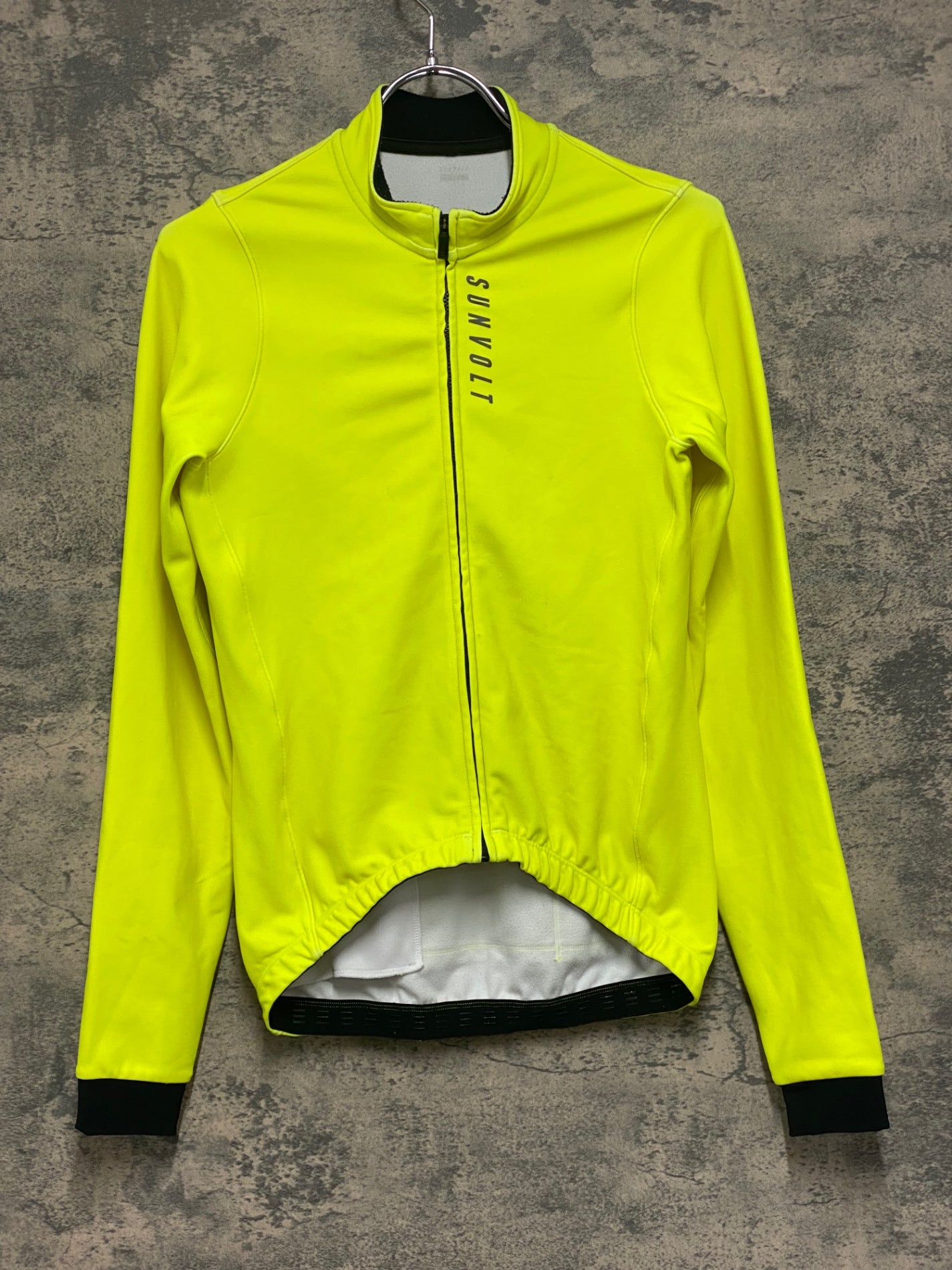 Takumi　Rapha イエロー X-Small 長袖サイクルジャケット JV075 サンボルト SUNVOLT 長袖 サイクルジャケット 黄色 S 裏起毛 ※毛