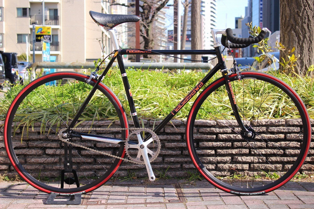☆中野レッド☆NAGASAWA 競輪NJS ピストバイク105 - 自転車本体