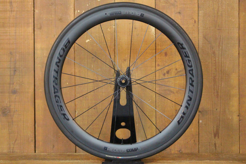 ボントレガー BONTRAGER アイオロス AEOLUS COMP5 TLR DISC アルカーボン チューブレスレディ 17C ワイドリム  フロントのみ 【芦屋店】