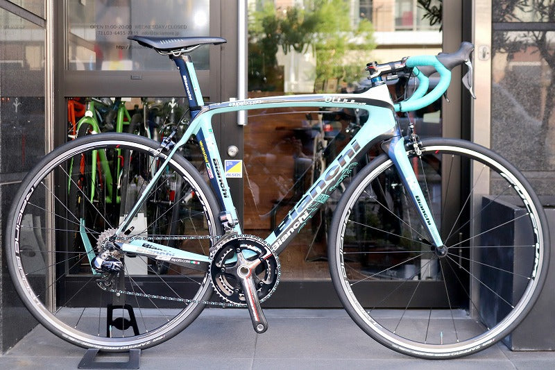 ビアンキ Bianchi オルトレ Oltre XR ヴァカンソレイユ 2013 57サイズ デュラエース 9070 Di2 11S カーボン  ロードバイク 【東京南麻布店】