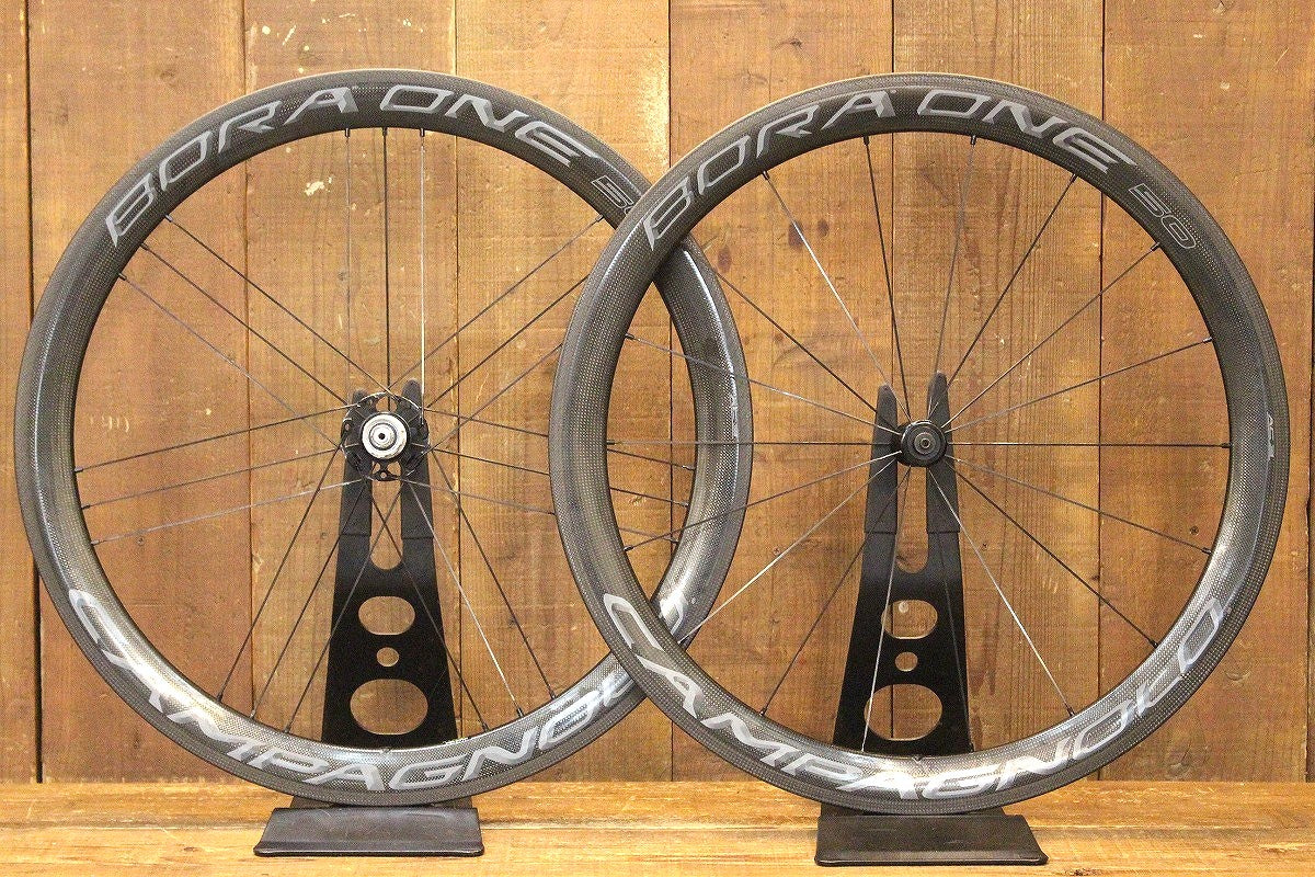 カンパニョーロ CAMPAGNOLO ボーラワン BORA ONE 50 AC3 カーボン クリンチャー ホイールセット シマノ12S/11S 17C  【芦屋店】