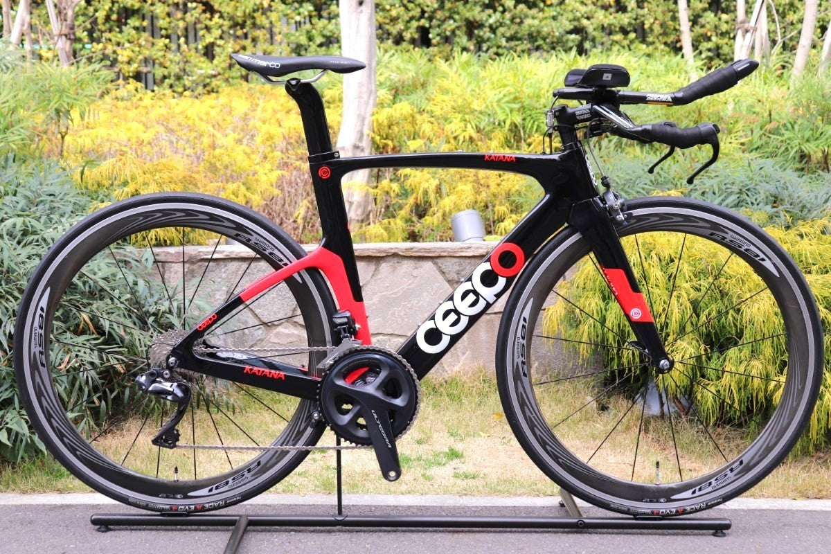 シーポ CEEPO カタナ KATANA 2016 Mサイズ シマノ アルテグラ R8050 Di2 MIX 11S カーボン トライアスロンバイク  【さいたま浦和店】