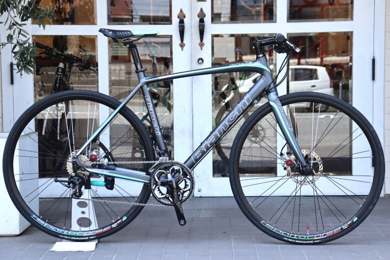 ビアンキ Bianchi インプルーソ フラットバー ディスク IMPULSO FLAT BAR DISC 2016 550サイズ シマノ 105  5800 MIX アルミ フラットバーロード 【横浜店】