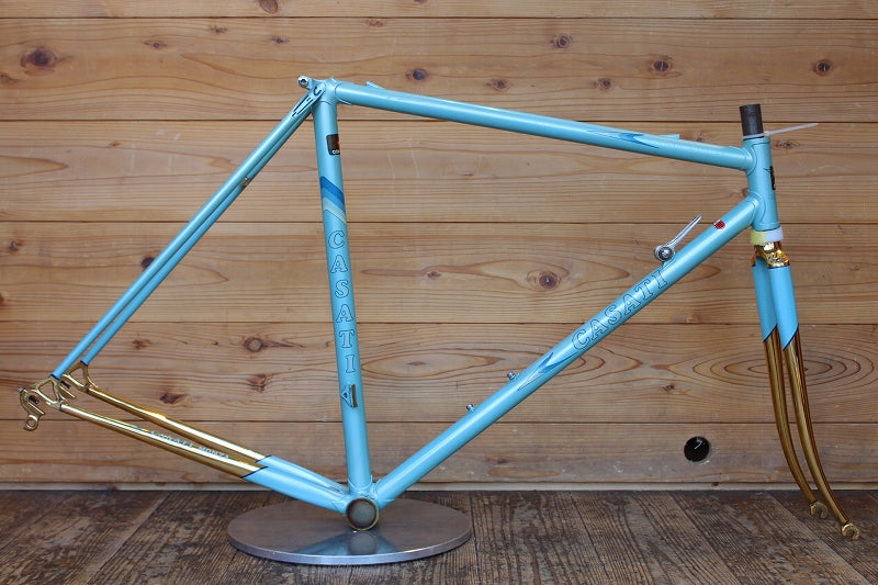 【未走行品】 カザーティ CASATI ゴールドライン GOLD LINE SUPER 1980年代 ヴィンテージ クロモリ フレームセット NOS  【芦屋店】