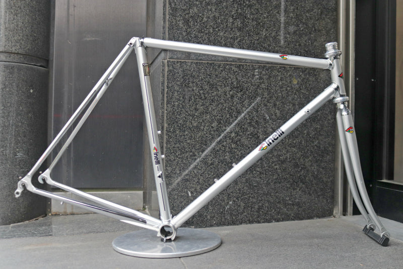 【訳あり】 チネリ CINELLI スーパーコルサ SUPER CORSA COLUMBUS NEURON 52サイズ クロモリ ロードバイク  フレームセット 【南麻布店】