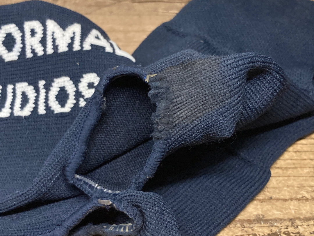JH652 パスノーマルスタジオ PAS NORMAL STUDIOS OVERSOCKS シューズカバー 紺 M