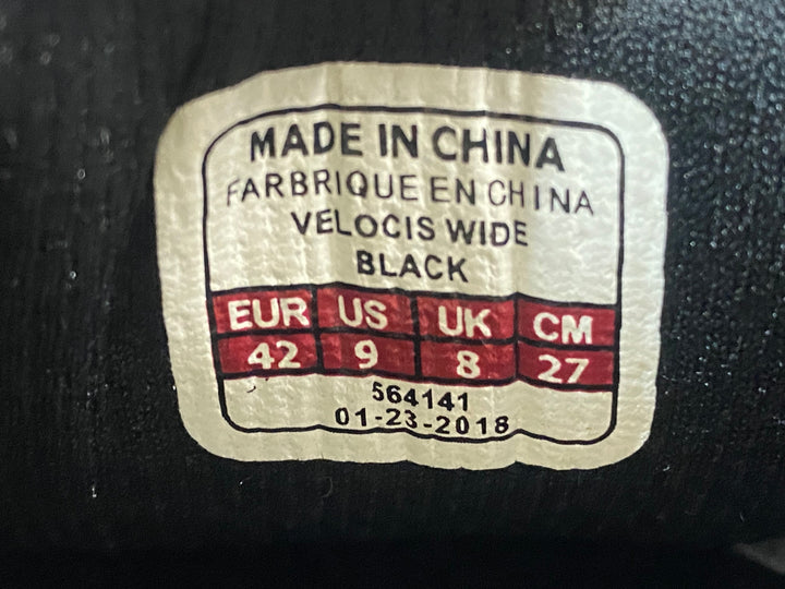 KA871 ボントレガー BONTRAGER ヴェロシス VELOCIS WIDE ビンディングシューズ EU42 黒 3穴