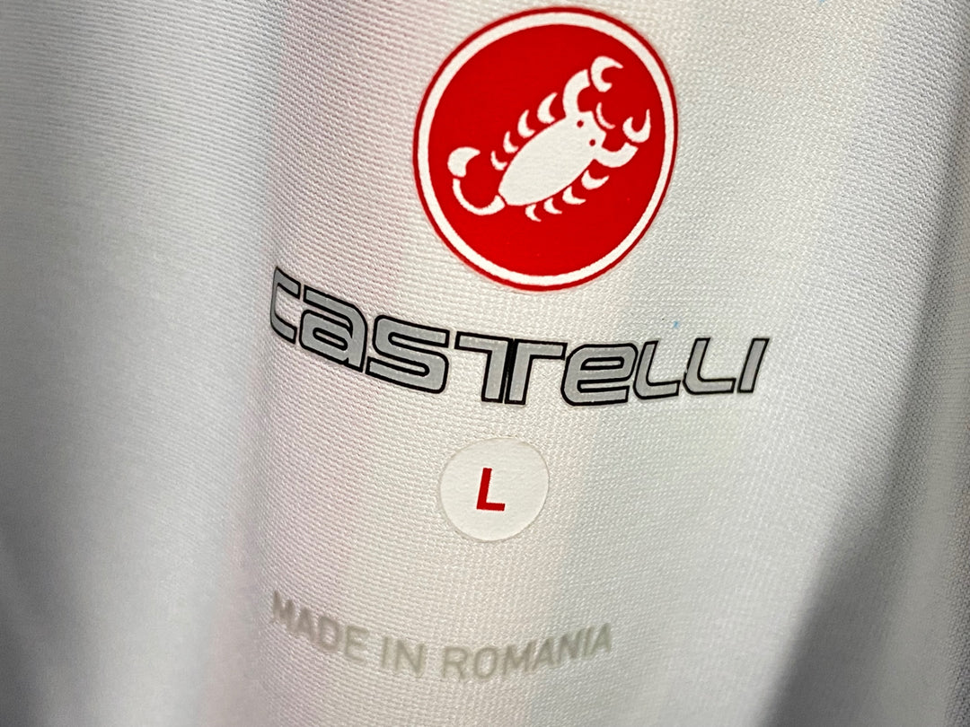 KJ758 カステリ CASTELLI ビブショーツ 青 L