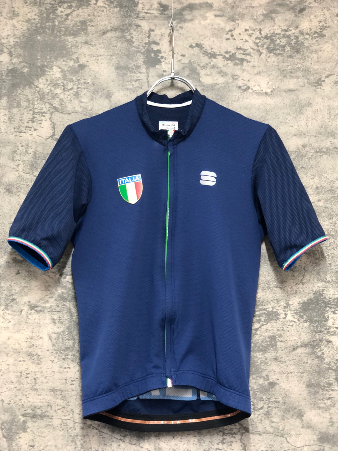 KD644 スポーツフル sportful 半袖 サイクルジャージ 青 M