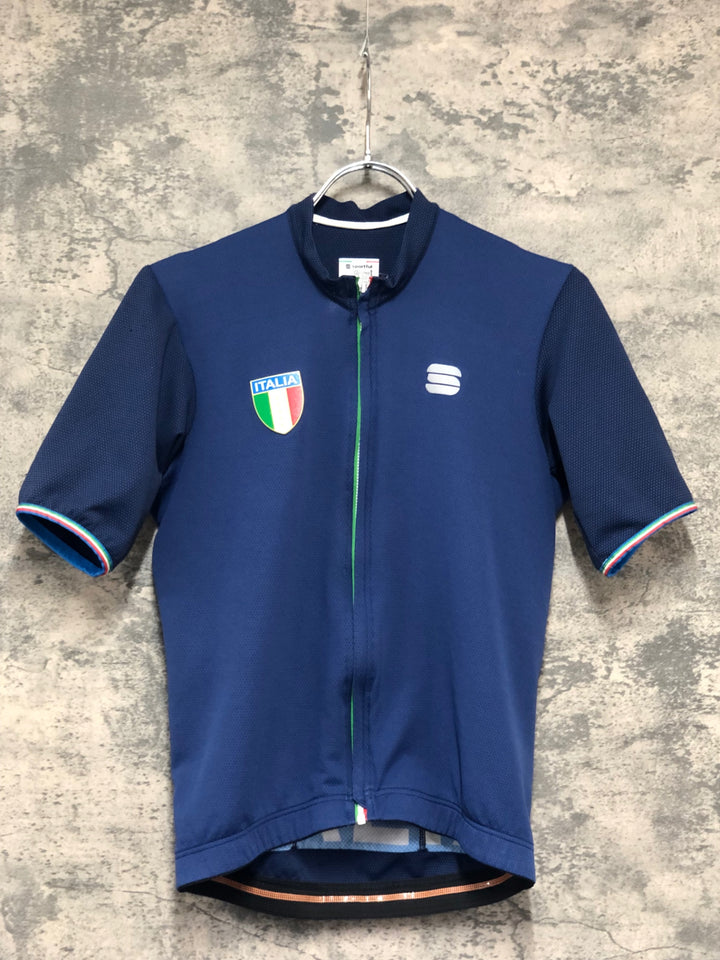 KD644 スポーツフル sportful 半袖 サイクルジャージ 青 M