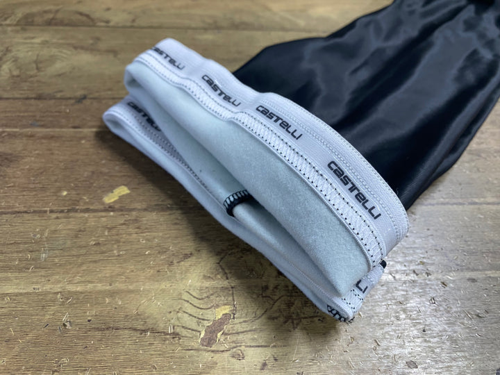 KF235 カステリ CASTELLI 3T レッグウォーマー 黒 S 裏起毛