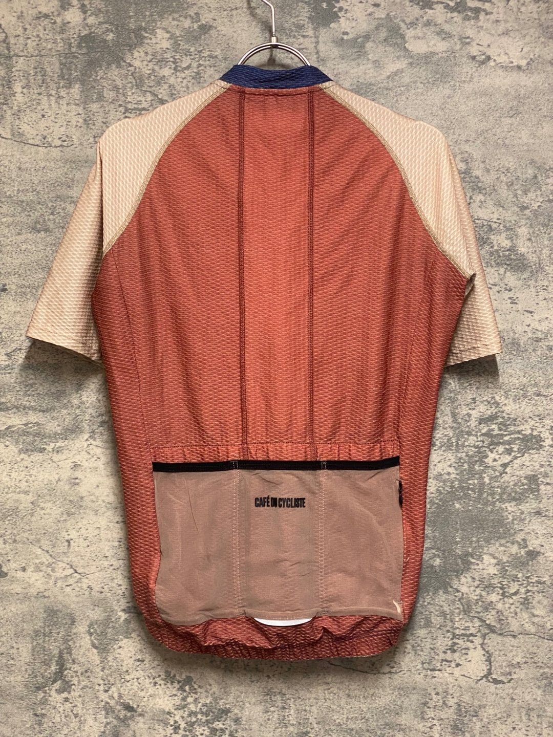 JR929 カフェドシクリステ CAFE DU CYCLISTE Annette 半袖 サイクルジャージ 青 赤 ベージュ XS