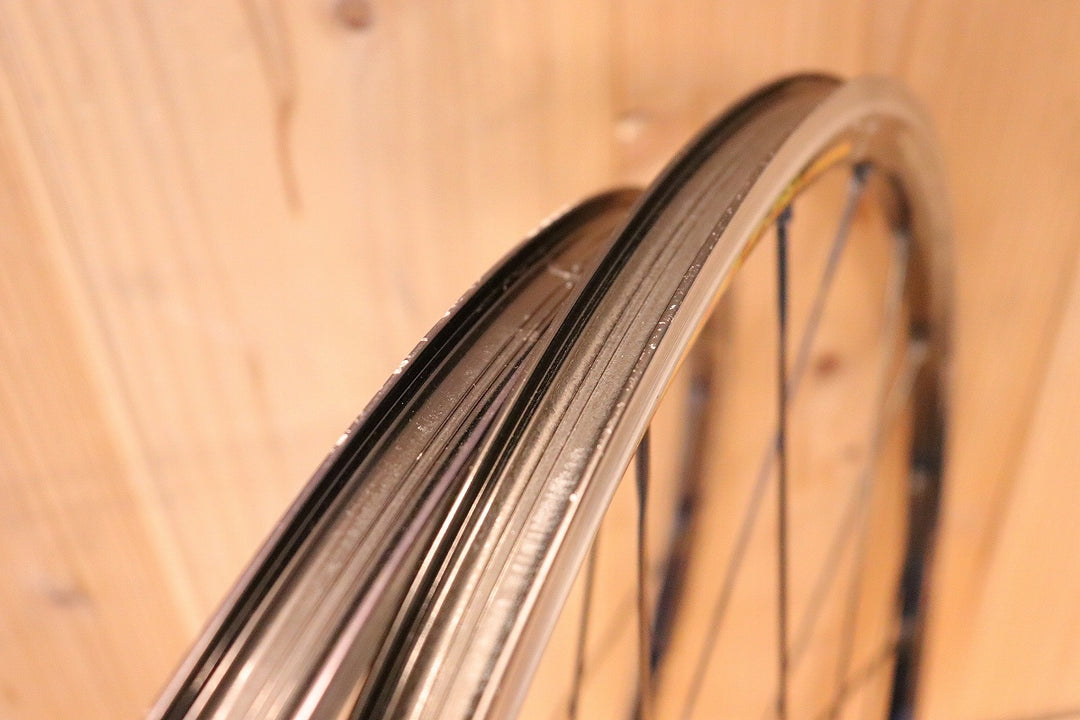 マヴィック MAVIC キシリウム KSYRIUM SL SUPERLIGHT アルミ クリンチャー ホイールセット シマノ 11/12S ナローリム 15C 【芦屋店】