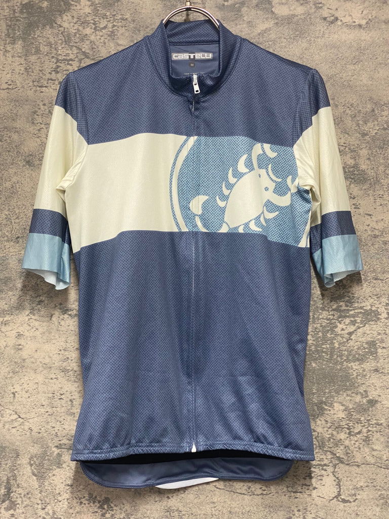 JX964 カステリ CASTELLI 半袖 サイクルジャージ 紺白 M – BICI AMORE