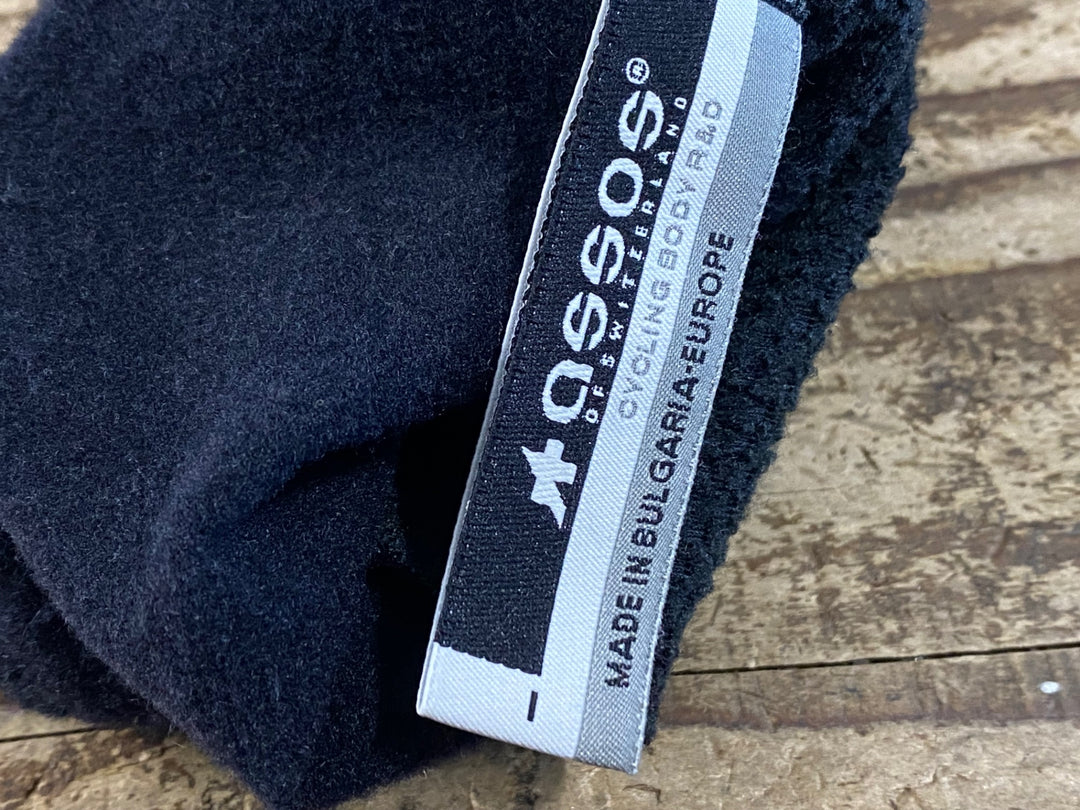 JR136 アソス ASSOS アームウォーマー 黒 Ⅰ 裏起毛