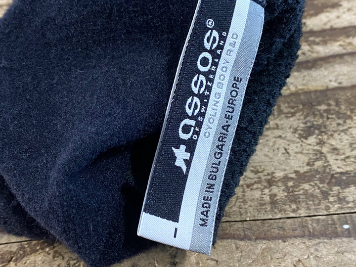 JR136 アソス ASSOS アームウォーマー 黒 Ⅰ 裏起毛