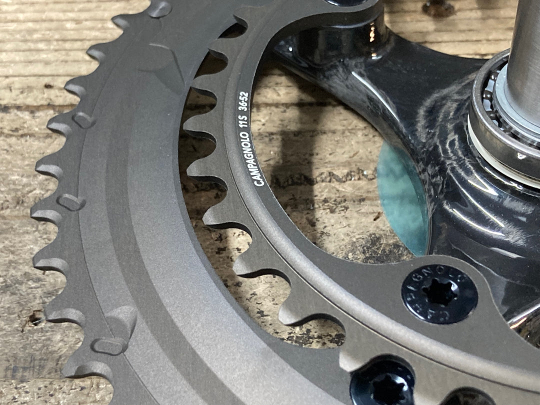 JS201 カンパニョーロ CAMPAGNOLO SUPER RECORD FC15-SR062CT クランクセット TI 170mm 52/36T