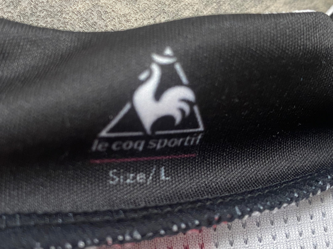 JN359 ルコックスポルティフ le coq sportif 半袖 サイクルジャージ 白 L