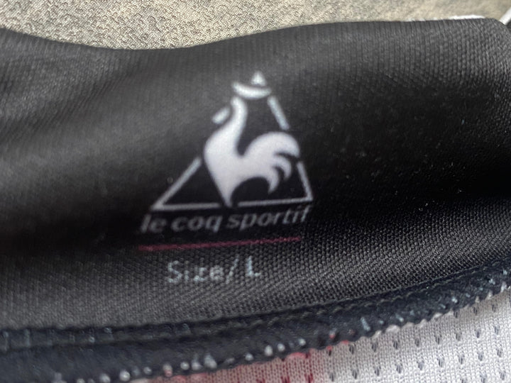 JN359 ルコックスポルティフ le coq sportif 半袖 サイクルジャージ 白 L