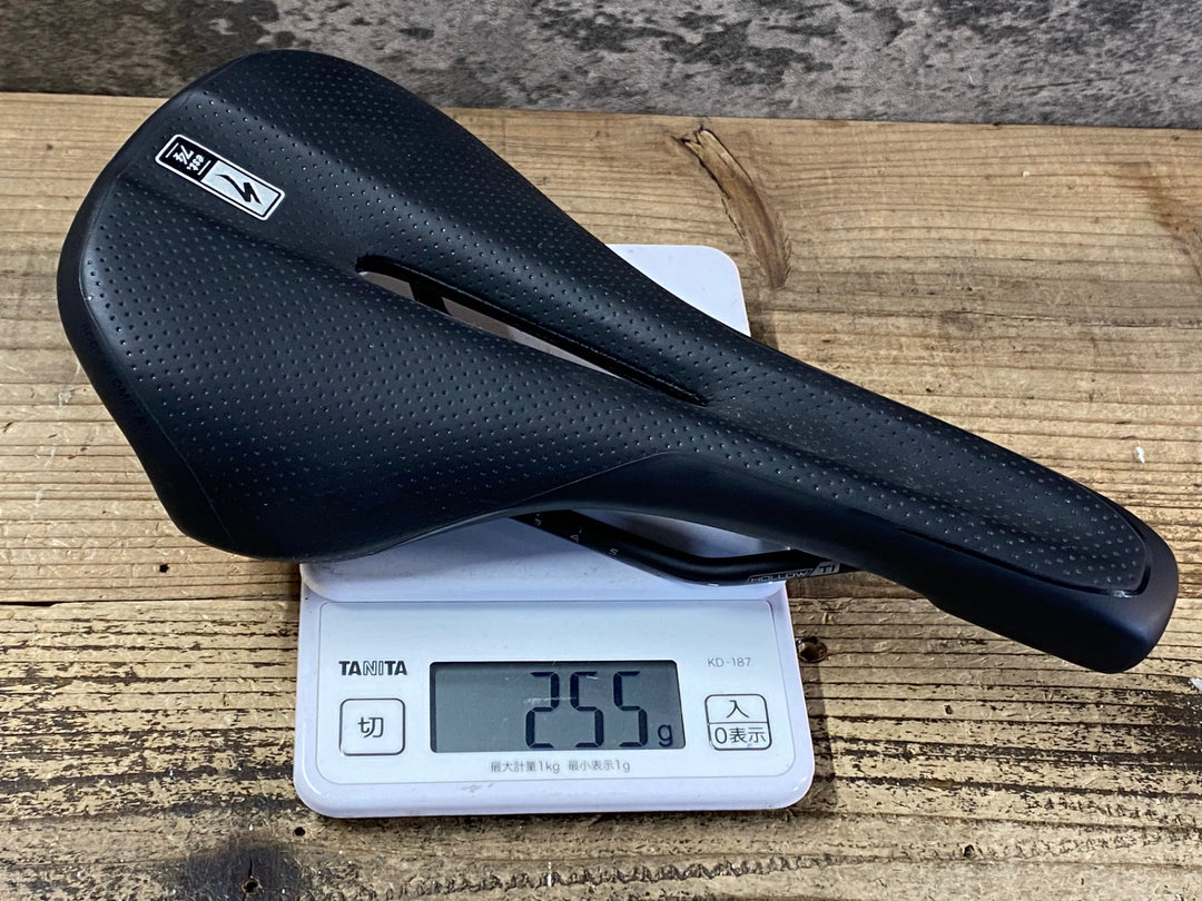 JP352 スペシャライズド SPECIALIZED PHENOM サドル 黒 143mm HOLLOW Ti