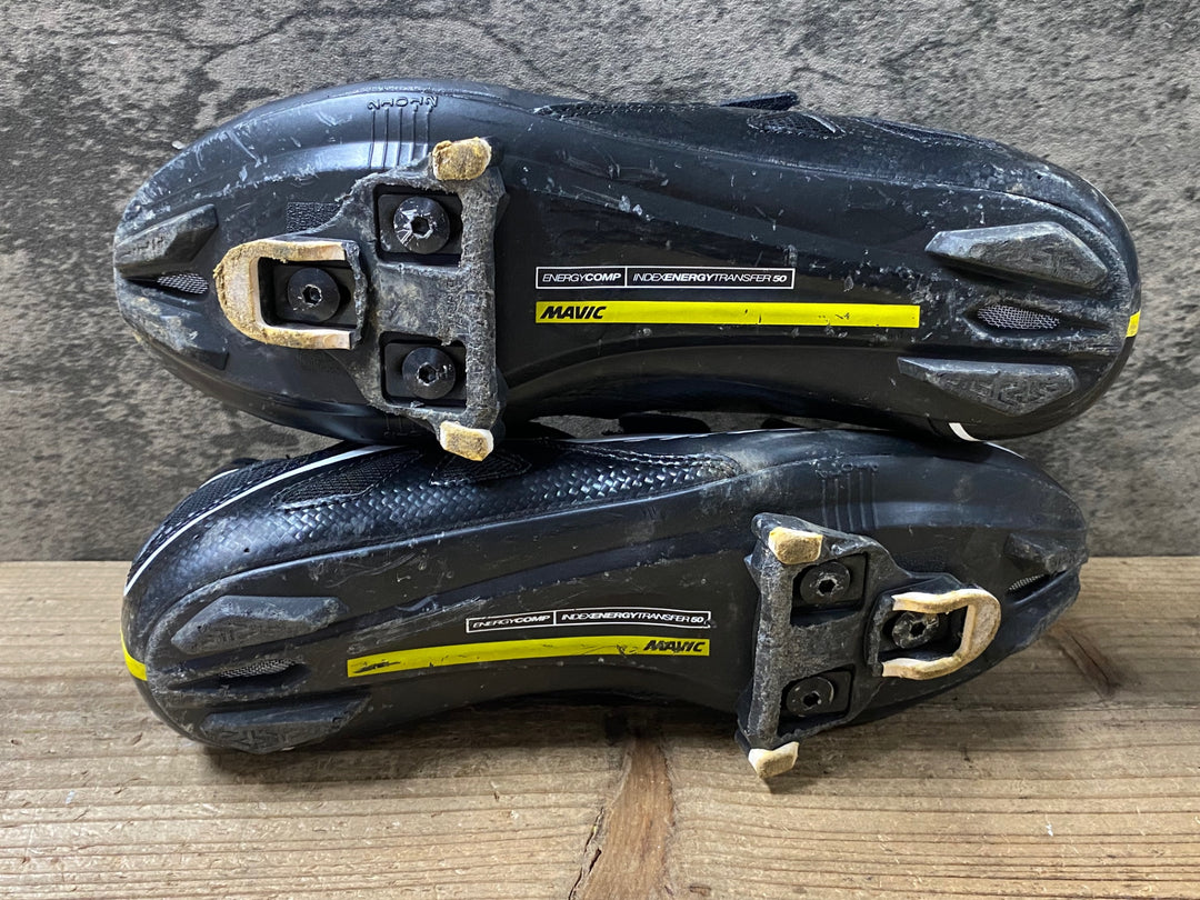KJ481 マヴィック MAVIC アクシウム AKSIUM Ⅱ ビンディングシューズ EU43 1/3 SPD-SL 黒 ※ソール傷あり