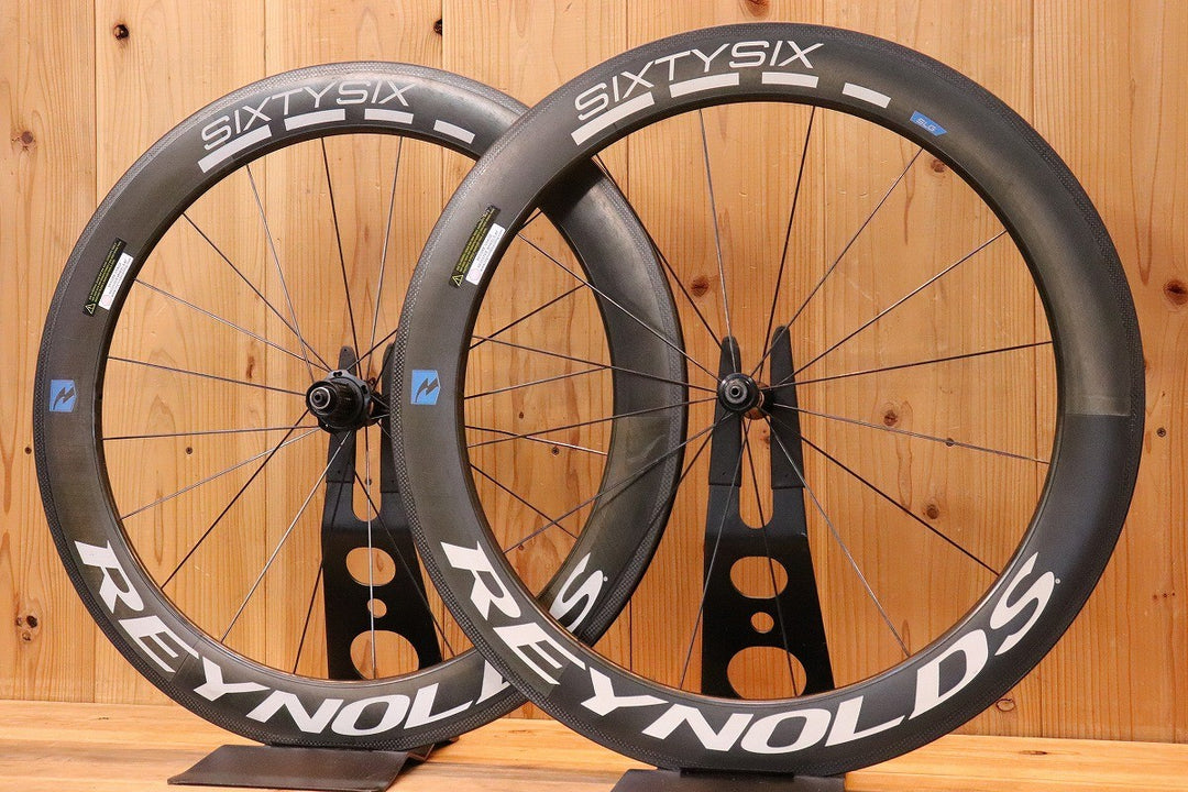 レイノルズ REYNOLDS SIXTYSIX SLG カーボン クリンチャー ホイールセット シマノ 11S/12S ナローリム 【芦屋店】