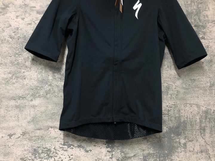 JV700 スペシャライズド SPECIALIZED SL PRO RAIN JERSEY SS MEN 半袖 サイクルジャージ 黒 M