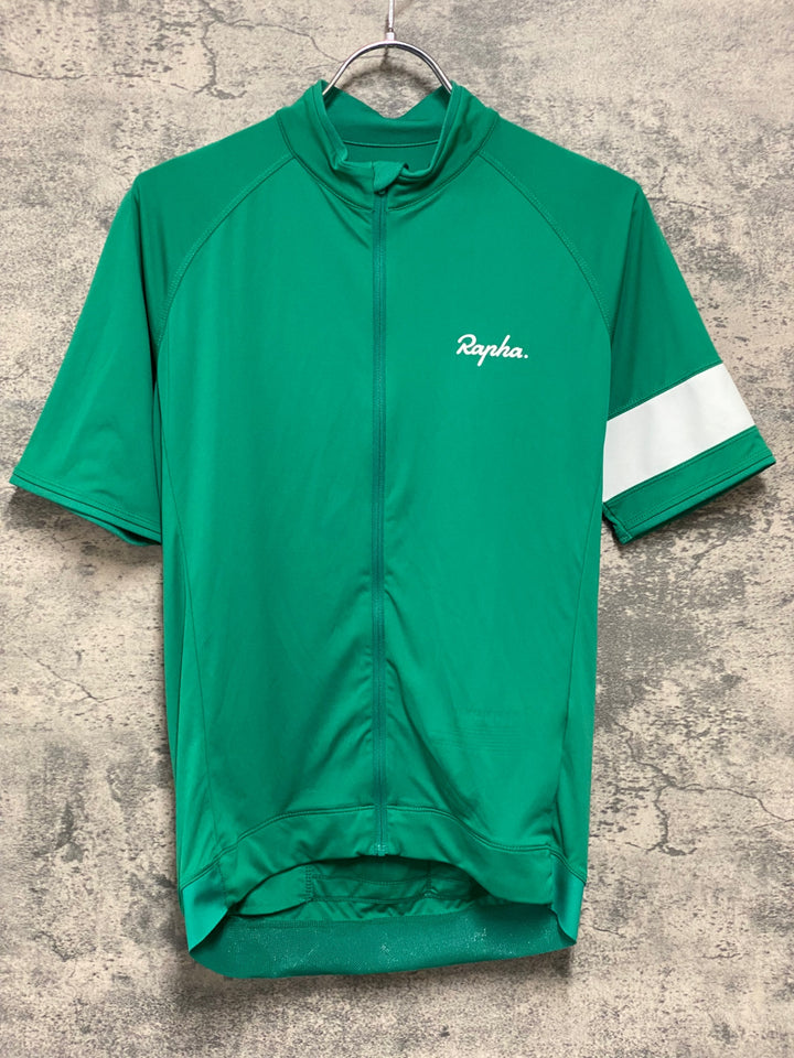 JH087 ラファ Rapha CORE JERSEY 半袖サイクルジャージ 緑 M