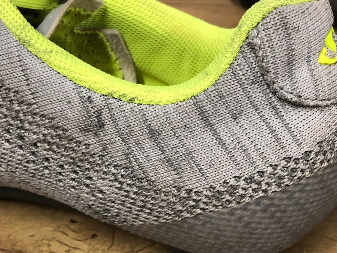JT513 ジロ GIRO EMPIRE E70 KNIT ビンディングシューズ グレー SPD-SL EU41 インソール欠品