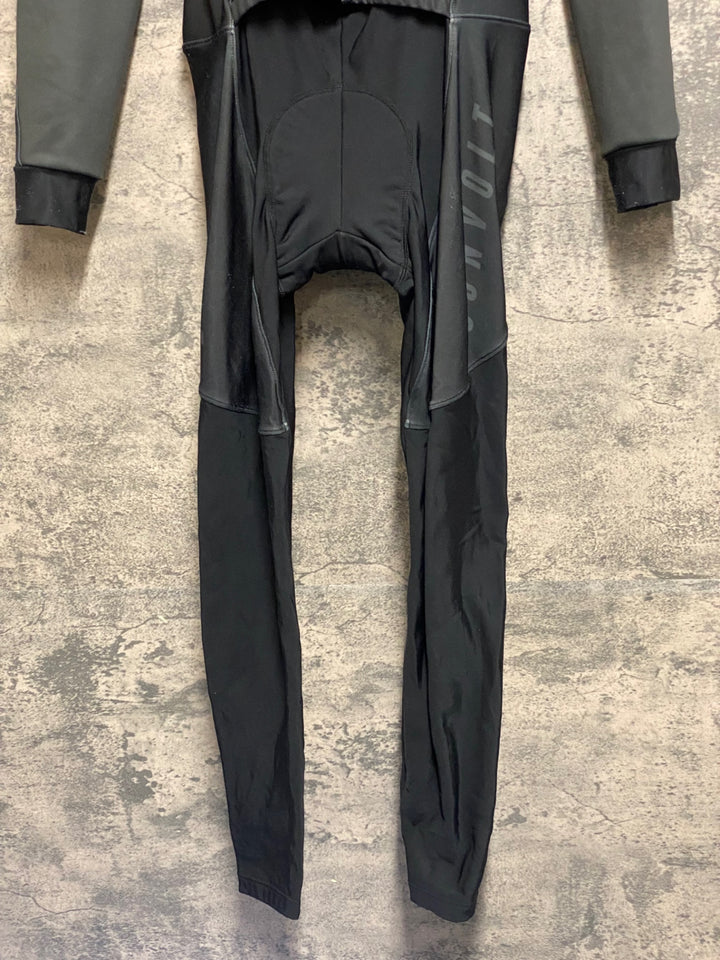 KD281 サンボルト SUNVOLT 長袖 ワンピース 黒 M 裏起毛 ※スレ