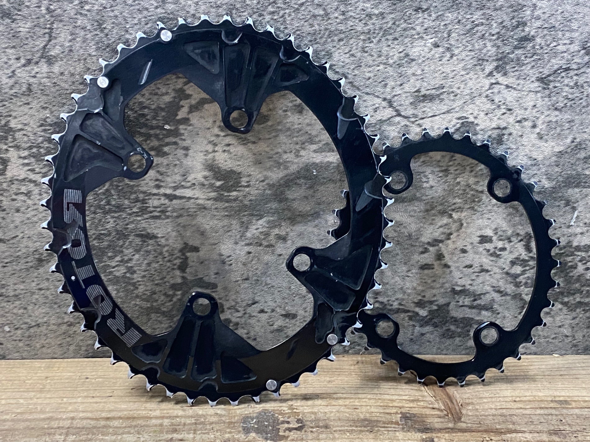 Rotor Q-Rings 楕円チェーンリング 52T36Tセット KD195 ローター ROTOR Q-RINGS 楕円 チェーンリングセット 52/36T 11S