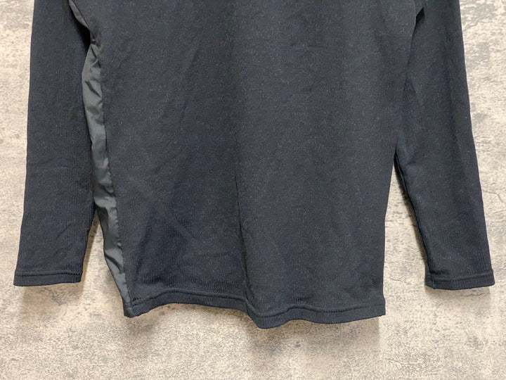 KC492 パールイズミ PEARL iZUMi 長袖 防風 ミドルレイヤー 黒 L 裏起毛