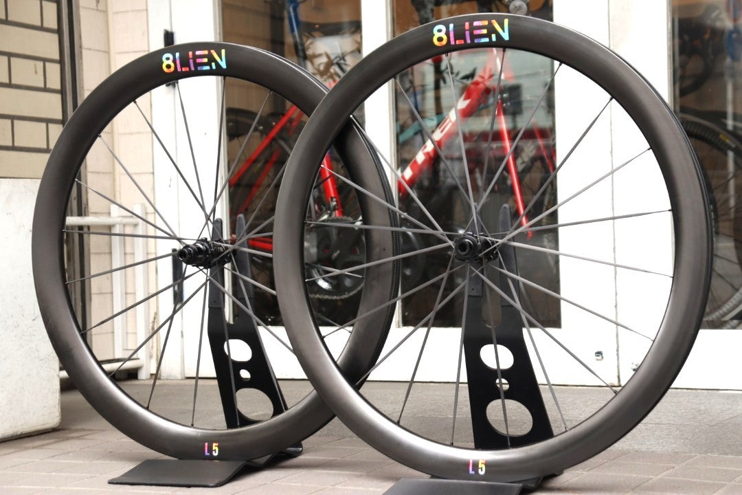 エイリアン 8LIEN L5 DISC WHEELS カーボン クリンチャー チューブレスレディ ホイールセット スラム XDR 11S/12S 【横浜店】