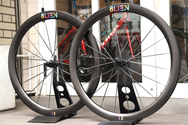 エイリアン 8LIEN L5 DISC WHEELS カーボン クリンチャー チューブレスレディ ホイールセット スラム XDR 11S/12S 【横浜店】