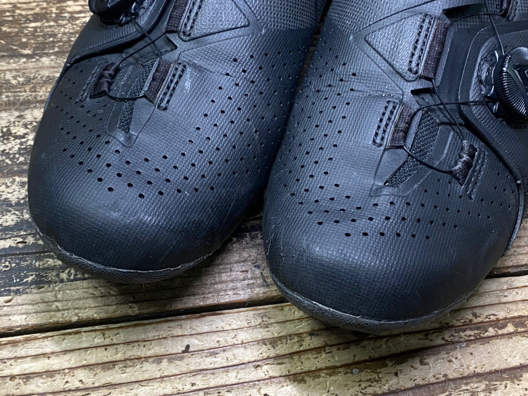 JO863 シマノ SHIMANO RC3 SHRC300M L01 E ビンディングシューズ 3穴 BOA 黒 EU41