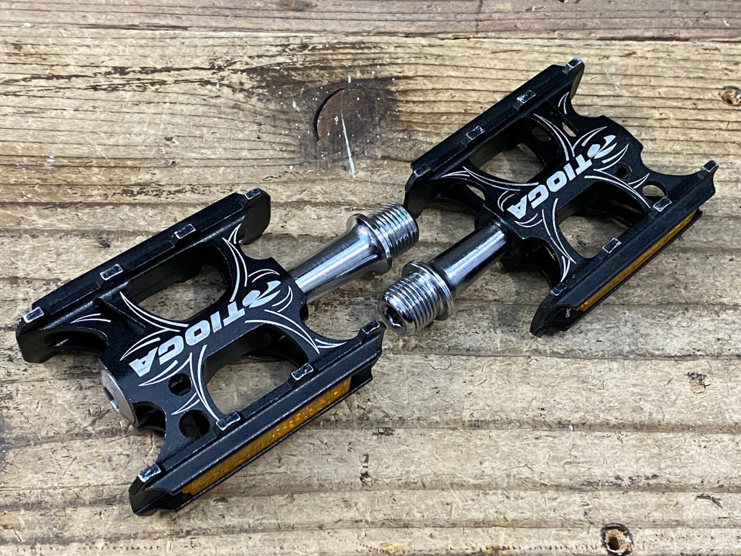 JW143 タイオガ TIOGA シュアーフット コンパクト SureFoot COMP フラットペダル 黒