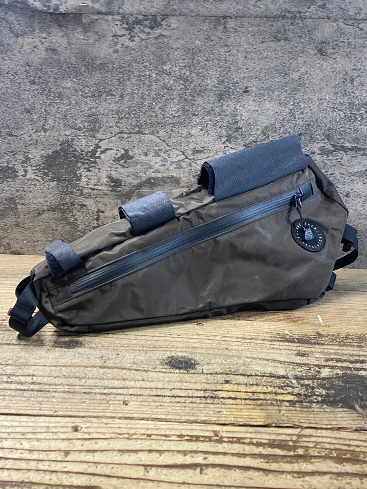 KF305 フェアウェザー FAIRWEATHER frame bag half フレームバッグ ブラウン