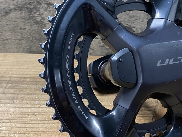 KA185 シマノ SHIMANO アルテグラ ULTEGRA FC-R8100-P 165mm 50/34T 両足計測パワーメーター クランクセット