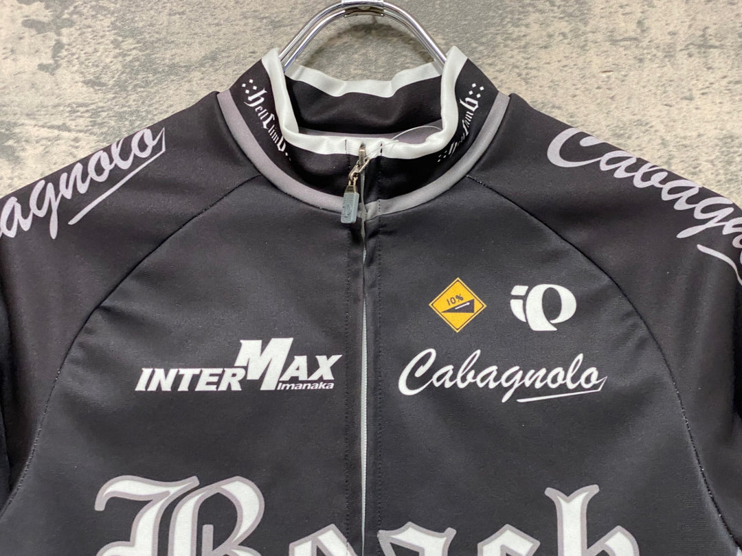 JT526 パールイズミ PEARL iZUMi 長袖 サイクルジャージ 黒 M 裏起毛