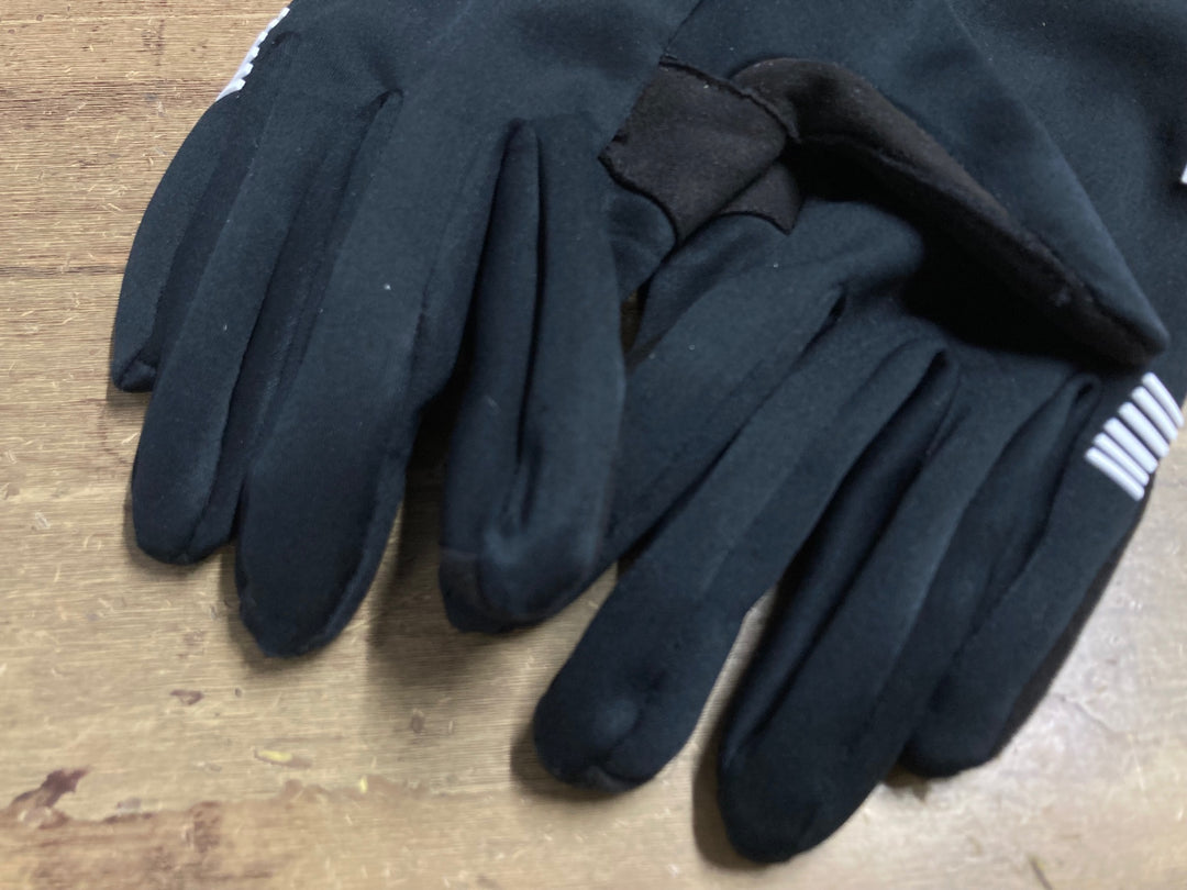 KD627 ラファ Rapha PRO TEAM GLOVES 長指 ウィンターグローブ 黒 サイズ不明