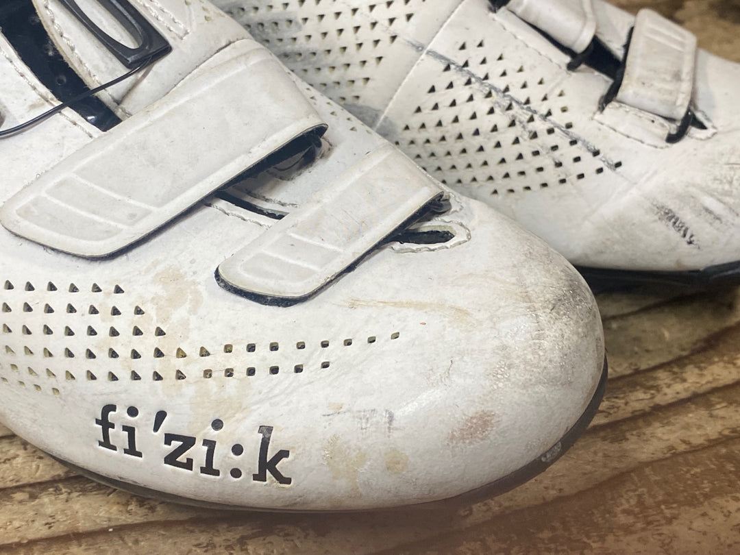 JT512 フィジーク fizik R4 Road shoe ビンディングシューズ 白 SPD-SL EU41 インソール欠品