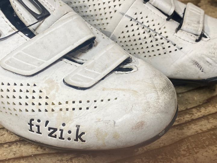 JT512 フィジーク fizik R4 Road shoe ビンディングシューズ 白 SPD-SL EU41 インソール欠品