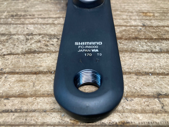 JP088 4iiii PRECISION パワーメーター シマノ SHIMANO アルテグラ ULTEGRA FC-R8000 左アーム 170mm 動作確認済