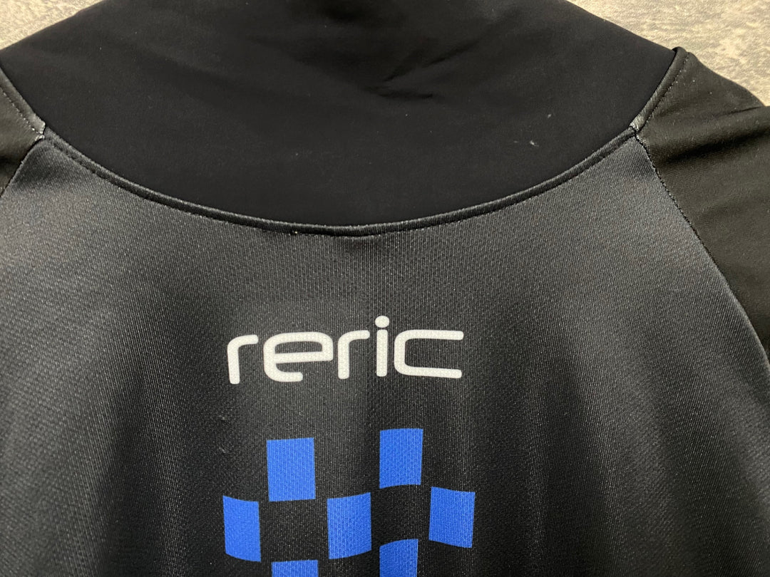 KF155 レリック RERIC 長袖 サイクルジャージ 黒 ネイビー XXL 袖部裏起毛